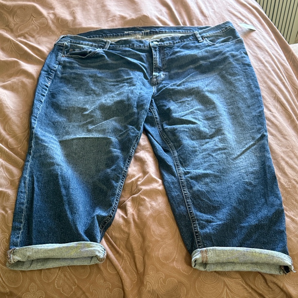 Old Navy Women's Boyfriend Jeans in Dark Blue Size 24